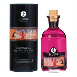 Согревающее масло для поцелуев Shunga Intimate kisses Чувственный ментол 100 мл - фото 11654