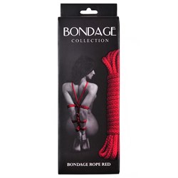 Веревка Bondage Collection Red 1040-04lola - фото 12802