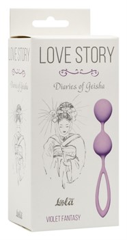 Вагинальные шарики Love Story Diaries of a Geisha Violet Fantasy 3005-05Lola - фото 13555