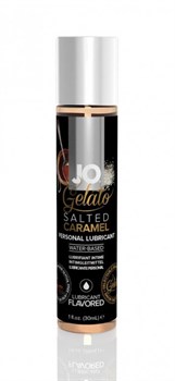 Вкусовой лубрикант на водной основе JO GELATO SALTED CARAMEL FLAVORED LUBRICANT 30mL - фото 13679