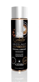 Вкусовой лубрикант на водной основе JO GELATO HAZELNUT ESPRESSO FLAVORED LUBRICANT 120mL - фото 13682