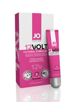 Возбуждающая сыворотка мощного действия JO Volt 12 VOLT, 5 мл - фото 15434