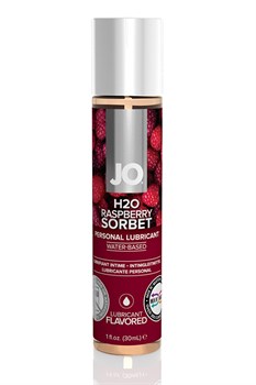 Ароматизированный лубрикант Малина на водной основе JO Flavored Raspberry Sorbet 1oz (30 мл) - фото 15646