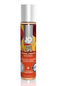 Ароматизированный лубрикант Персик на водной основе JO Flavored Peachy Lips 1oz (30 мл) - фото 15648