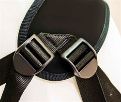 Страпон с двумя насадками UNI strap 8 Black belt champion 531503ru - фото 16057