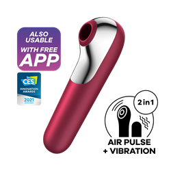 Вакуумно-волновой вибратор "Satisfyer Dual Love Connect App" - фото 17335