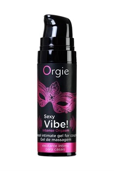 Гель Orgie Sexy Vibe Intense Orgasm с эффектом вибрации, 15 мл - фото 17439