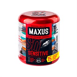 Презервативы ультратонкие MAXUS Sensitive №15, 15 штук - фото 17558