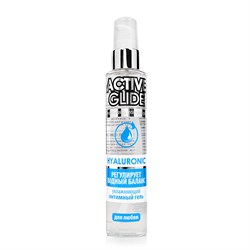 Увлажняющий интимный гель ACTIVE GLIDE HYALURONIC, 100 г  - фото 17713