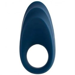 Эрекционное кольцо Satisfyer Powerful One, силикон, синий, 9 см. - фото 18470