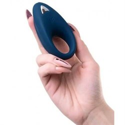 Эрекционное кольцо Satisfyer Powerful One, силикон, синий, 9 см. - фото 18472