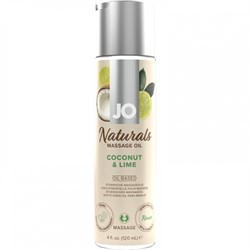Массажное масло JO - Naturals - Coconut & Lime 120 mL - фото 18490