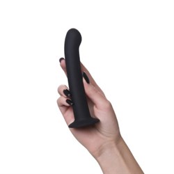 Анальный фаллоимитатор A-Toys Rocus, силикон, черный, 15 см. - фото 18515