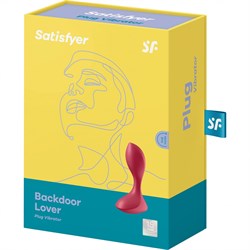 Анальная втулка Satisfyer Backdoor Lover, красная - фото 18805