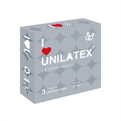Презервативы Unilatex Dotted, точки, 3 шт - фото 19058