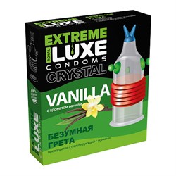 Презервативы с усиками Luxe EXTREME Безумная Грета с ароматом ванили, 1 шт - фото 19345