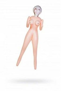 Кукла надувная Dolls-X Cecilia блондинка с двумя отверстиями 160 см - фото 20095