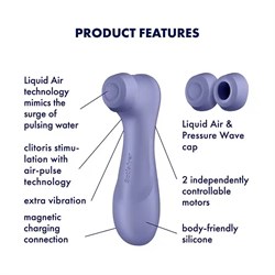Вакуумный клиторальный стимулятор «Pro 2 Generation 3», Satisfyer - фото 20772