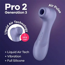 Вакуумный клиторальный стимулятор «Pro 2 Generation 3», Satisfyer - фото 20773