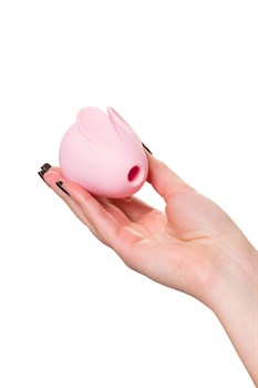 Вакуум-волновой стимулятор клитора Qli by Flovetta Bun, силикон, розовый, 6,5 см - фото 20894