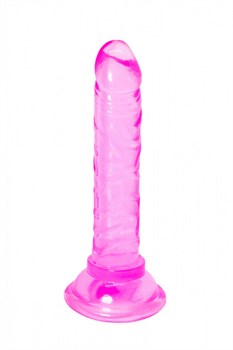 Прозрачный дилдо  Intergalactic Orion Pink, L 12 см, D 2,5 см - фото 22660