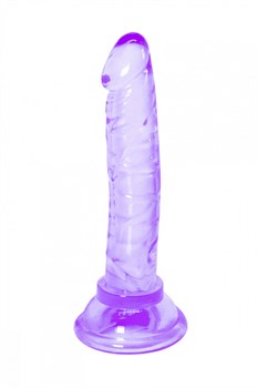 Прозрачный дилдо  Intergalactic Orion Purple, L 12 см, D 2,5 см - фото 22662