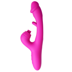 Инновационный вибратор-кролик «G Spot Ultra» Amovibe, цвет розовый, AMO-V-014 - фото 23283