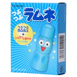 **Sagami Studded Lemonade, 5 шт презервативы с точечной текстурой и ароматом лимонада, латекс, 0,04 мм - фото 23842