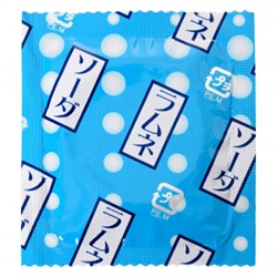 **Sagami Studded Lemonade, 5 шт презервативы с точечной текстурой и ароматом лимонада, латекс, 0,04 мм - фото 23844