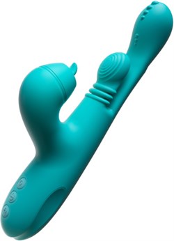 Инновационный вибратор кролик Sensa Sway Amovibe, цвет зеленый, AMO-V-001 - фото 24155
