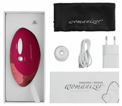 Акция!!! Скидок нет!!! Бесконтактный клиторальный стимулятор Womanizer Original W500, малиновый - фото 24203