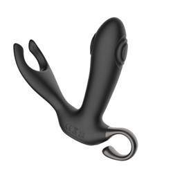 Массажер простаты с вибрацией и эффектом маятника с пультом ДУ и стимуляцией пениса Secwell Slapping Pulse Prostate Massager, SW2036 - фото 24237