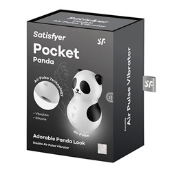 Вакуумный клиторальный массажер 8,8см Satisfyer Pocket Panda - фото 24325