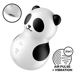 Вакуумный клиторальный массажер 8,8см Satisfyer Pocket Panda - фото 24326