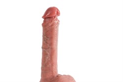 Фаллоимитатор с поступательными движениями и пультом L 21,5 см D 4 см, NY021L - фото 24384