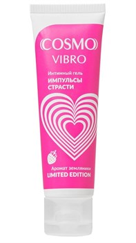 Возбуждающий гель Cosmo Vibro на водно-силиконовой основе с ароматом земляники, 50 г - фото 24523