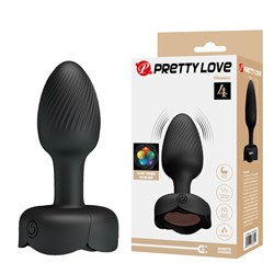 Анальный вибростимулятор с подсветкой Olman Pretty Love BI-040184 - фото 24566