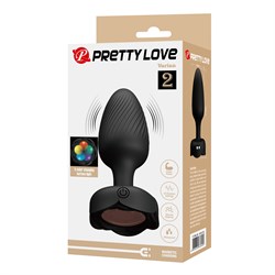 Анальный вибростимулятор с подсветкой Varian Pretty Love BI-040182 - фото 24579