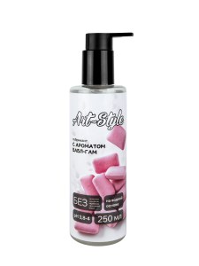 Лубрикант Art-Style с ароматом бабл-гам на водной основе, 250 мл - фото 24598