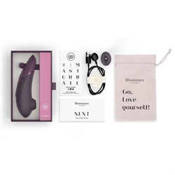 Бесконтактный клиторальный стимулятор Womanizer Next, темно-фиолетовый - фото 24656