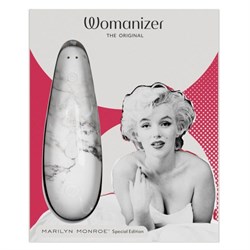 Бесконтактный клиторальный стимулятор Womanizer Marilyn Monroe, мраморно-белый - фото 24662