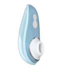Бесконтактный клиторальный стимулятор Womanizer Marilyn Liberty, голубой - фото 24668