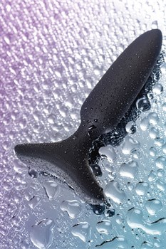 Анальная втулка Lovense Hush 2 (XS), черная, 2,5 см - фото 24712