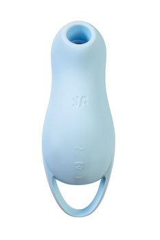 Вакуумный стимулятор клитора Satisfyer Pocket Pro 1, голубой - фото 24794