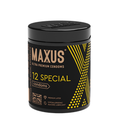 Презервативы MAXUS Special №12 с железным кейсом, точечно-ребристые X-Edition, 12 шт - фото 25349