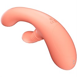 Инновационный вибратор кролик Amovibe Vibella, цвет коралловый, AMO-V-008 - фото 25423