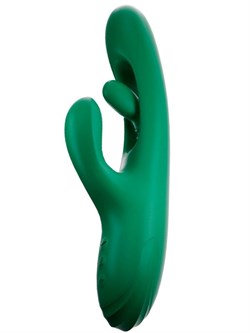 Инновационный вибратор кролик Amovibe Zenora, цвет зеленый, AMO-V-006 - фото 25433