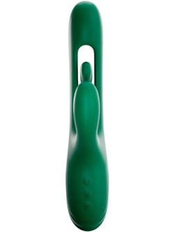 Инновационный вибратор кролик Amovibe Zenora, цвет зеленый, AMO-V-006 - фото 25435