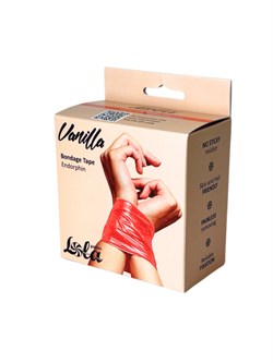 Красная бондажная лента «Vanilla Endorphin Red», 20 метров, 1169-01lola - фото 25649