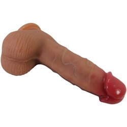 Фаллоимитатор из жидкого силикона Pretty Love Duvall, L 19.3 см D 4,5 см   - фото 25673